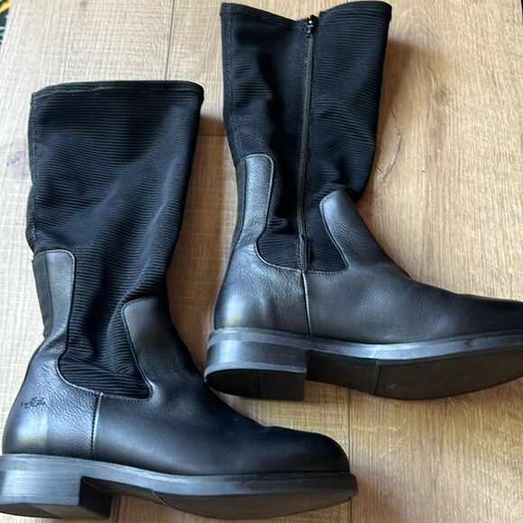 Bos & Co Noise Tall Boot Black Waterproof Leather US 9 - Picture 1 of 7
